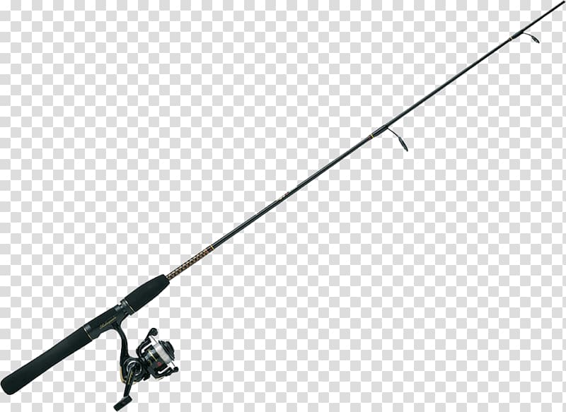Red and black fishing rod illustration, Fishing rod Angling