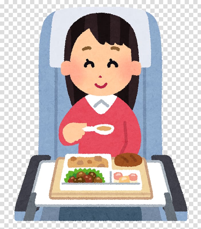 Bento Flight Airline meal Economy class Low-cost carrier, Airplane transparent background PNG clipart