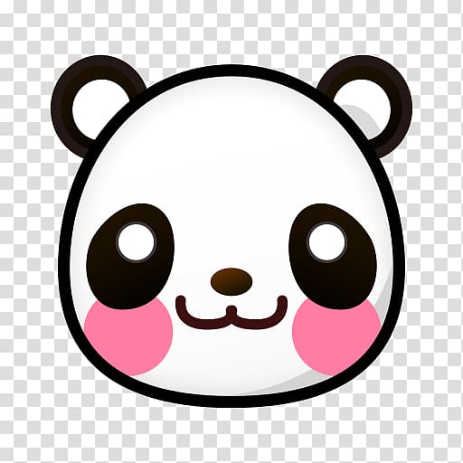 Giant panda Emoji Emoticon Panda tea, panda transparent background PNG clipart