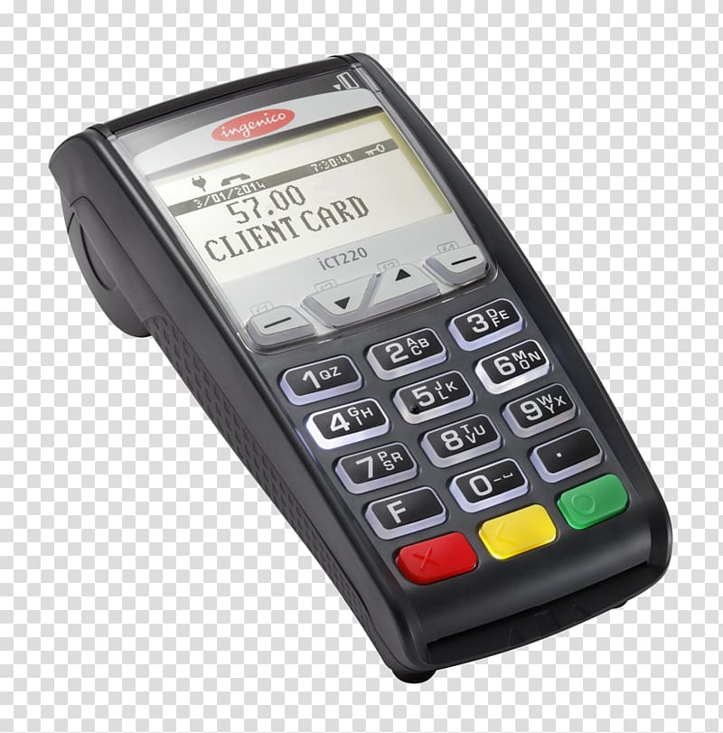 Contactless payment Ingenico EMV Payment terminal PIN pad, Merchant Cash Advance transparent background PNG clipart
