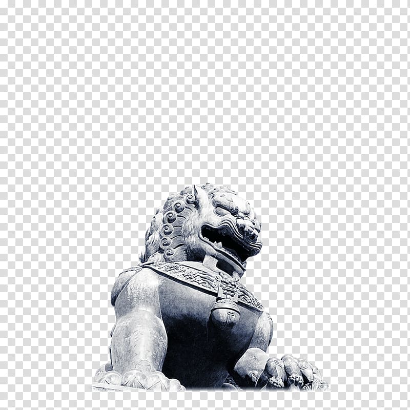 Chinese guardian lions, lion transparent background PNG clipart