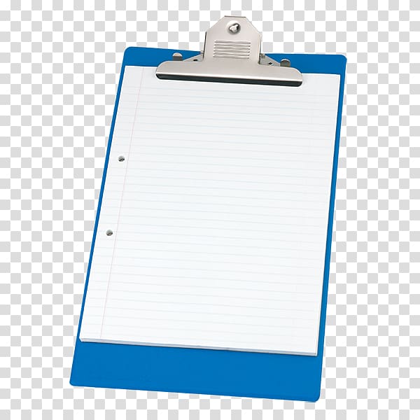 Paper Clipboard Blue Material, clipboard transparent background PNG clipart