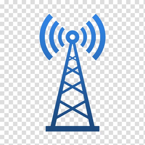 Aerials Telecommunications tower Digital television Television antenna Signal, radio transparent background PNG clipart