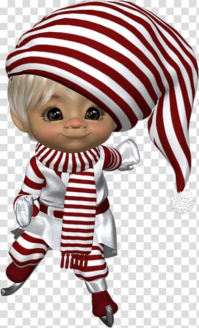 Christmas ornament Doll Character Toddler, ice tube transparent background PNG clipart