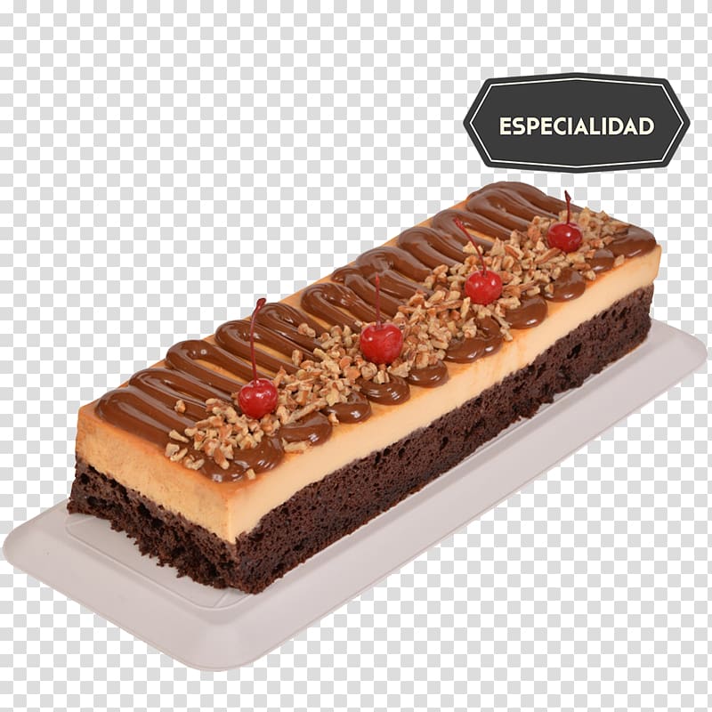 Chocolate brownie Tres leches cake Sponge cake Dulce de leche, chocolate transparent background PNG clipart