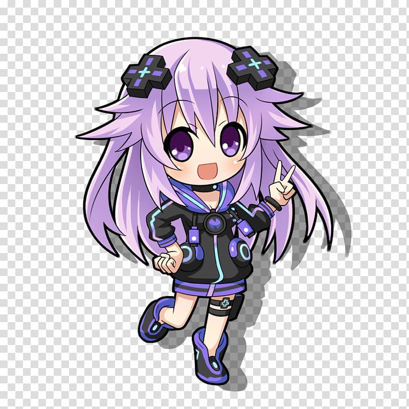 Megadimension Neptunia VII Hyperdimension Neptunia: Producing Perfection Hyperdimension Neptunia mk2 Chibi PlayStation Vita, Chibi transparent background PNG clipart