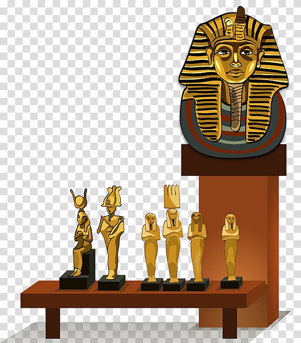 Statue Figurine Recreation, egyptian character design creative creative transparent background PNG clipart