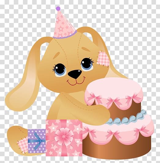 rabbit holding cake illustration, Happy Birthday Sweet Sixteen David Busch\'s Point-and-Shoot Compact Field Guide David Busch\'s Portrait/Candid/Street Compact Field Guide Wish, Pink Birthday Bunny transparent background PNG clipart