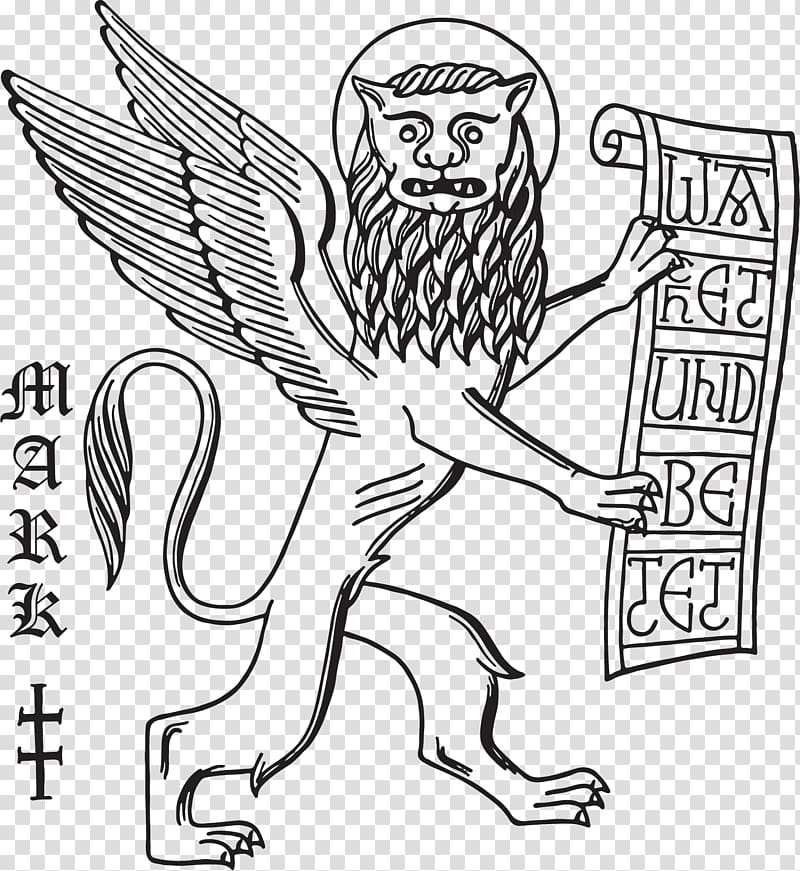 Gospel of Mark Christian symbolism Gospel of Matthew, japanese rubber stamps transparent background PNG clipart