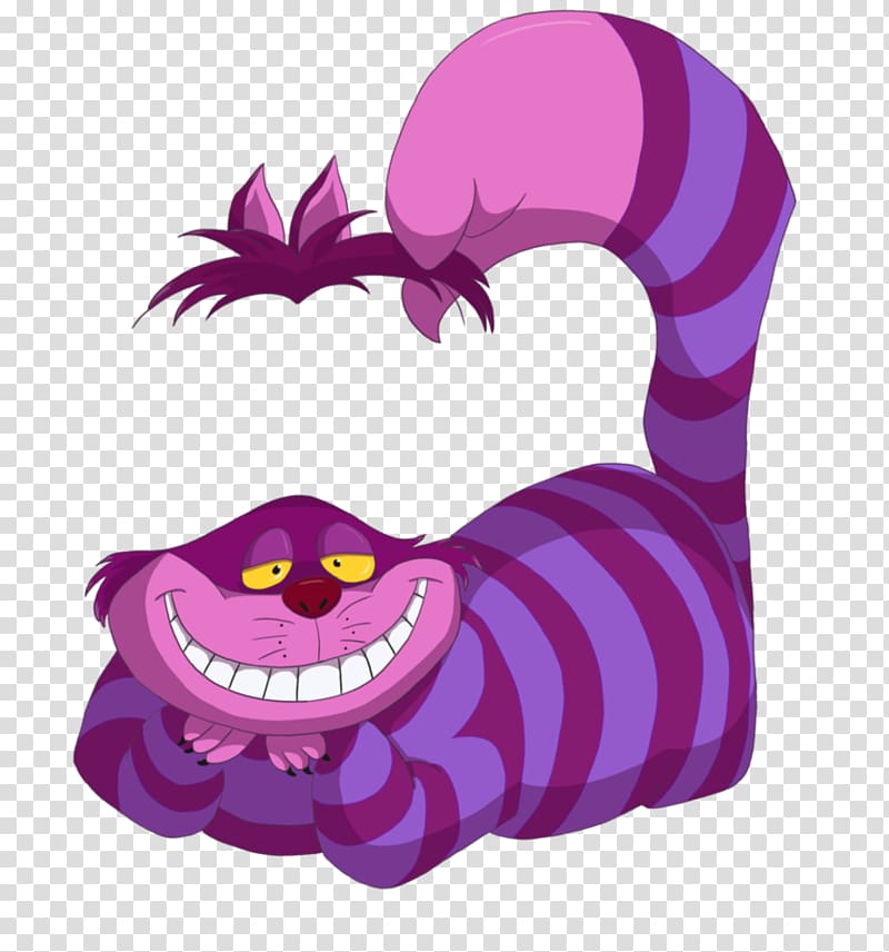 Cheshire Cat Alice\'s Adventures in Wonderland The Mad Hatter , wonderland transparent background PNG clipart