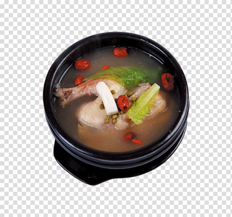 Chicken soup Samgye-tang Jujube, Jujube chicken soup transparent background PNG clipart