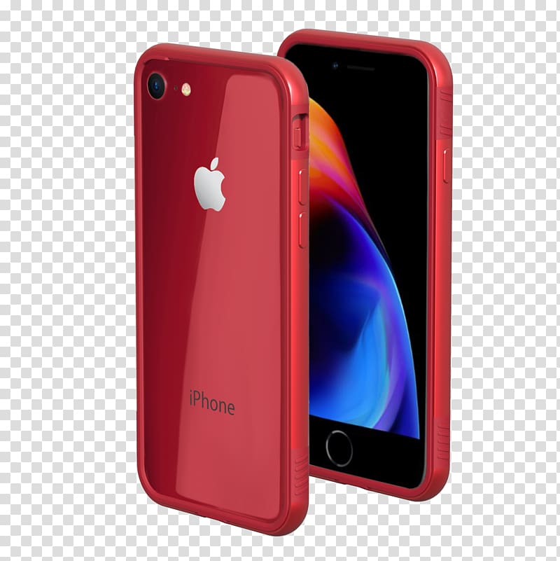 Apple iPhone 8 Plus Feature phone iPhone 7 iPhone 6 iPhone X, iphone 7 red transparent background PNG clipart
