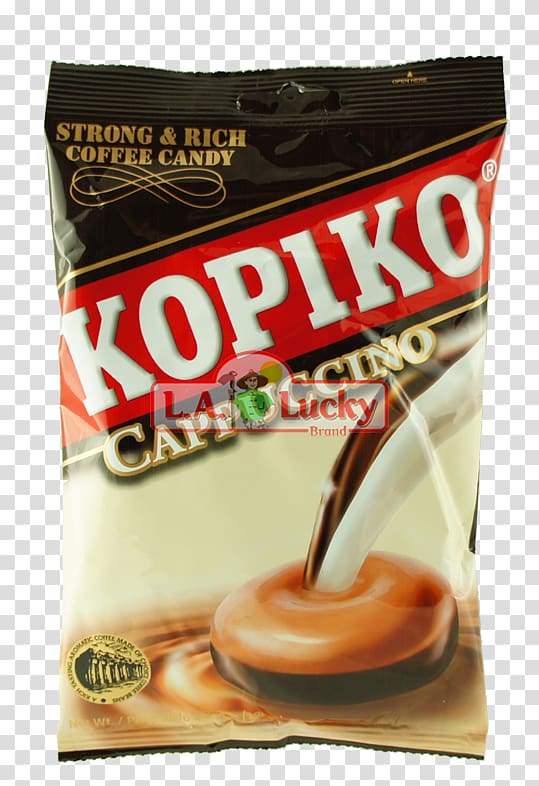 Cappuccino Java coffee Kopiko Candy, Coffee transparent background PNG clipart