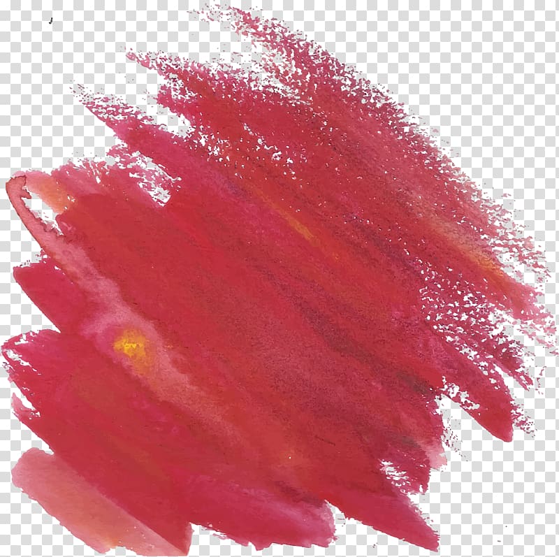 Watercolor painting Paintbrush Pinceau xc3xa0 aquarelle, Wine red graffiti brush, red painting transparent background PNG clipart
