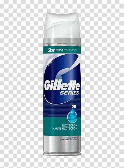 Shaving Cream Gillette Mach3 Razor, Gillette transparent background PNG clipart