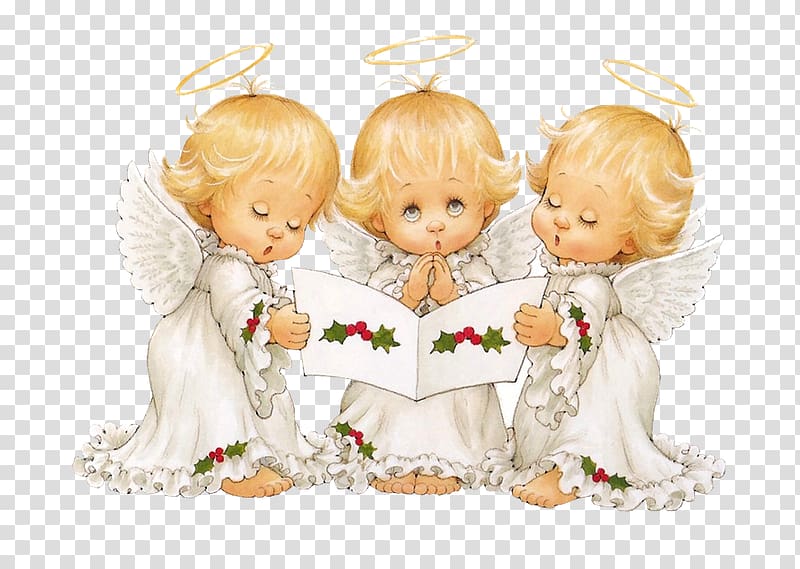Santa Claus Christmas Angel Cuteness , Angels transparent background PNG clipart