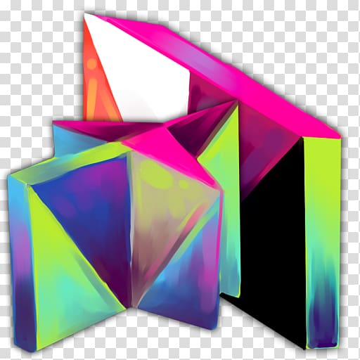 3D , square angle purple art paper, Folder Ebook transparent background PNG clipart