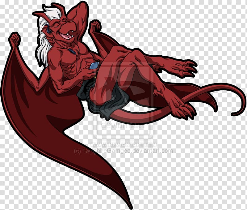 Cartoon David Xanatos Demon Gargoyle, demon transparent background PNG clipart