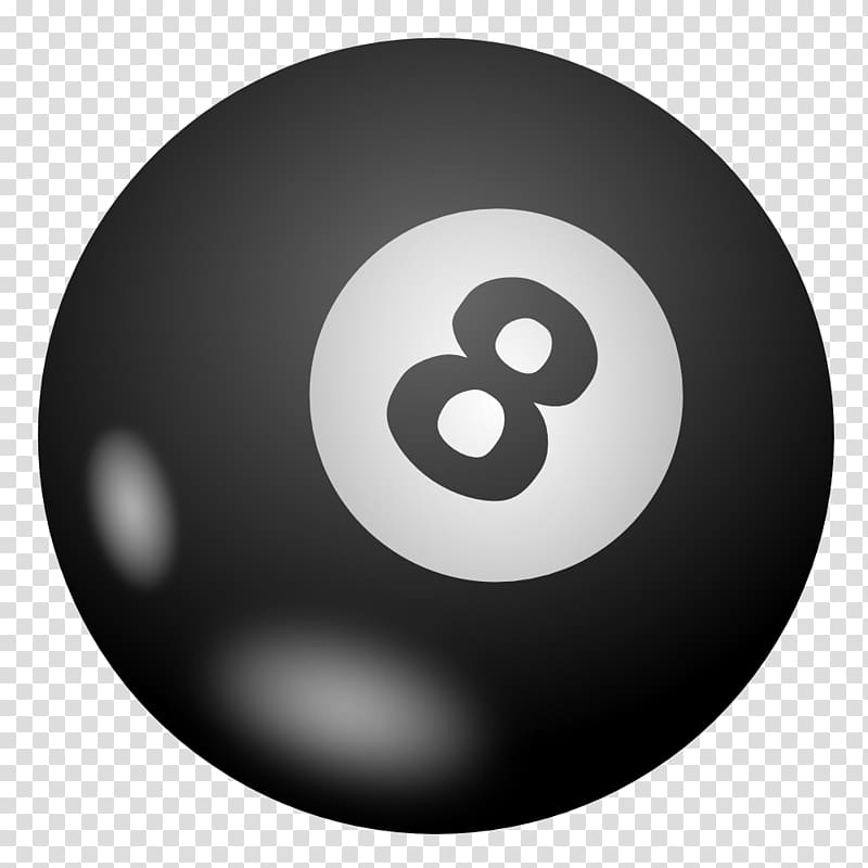 Magic 8-Ball Eight-ball Billiards Pool Billiard Balls, Billiards transparent background PNG clipart