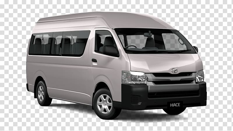 Toyota HiAce Bus Van Car, Toyota 2018 transparent background PNG clipart