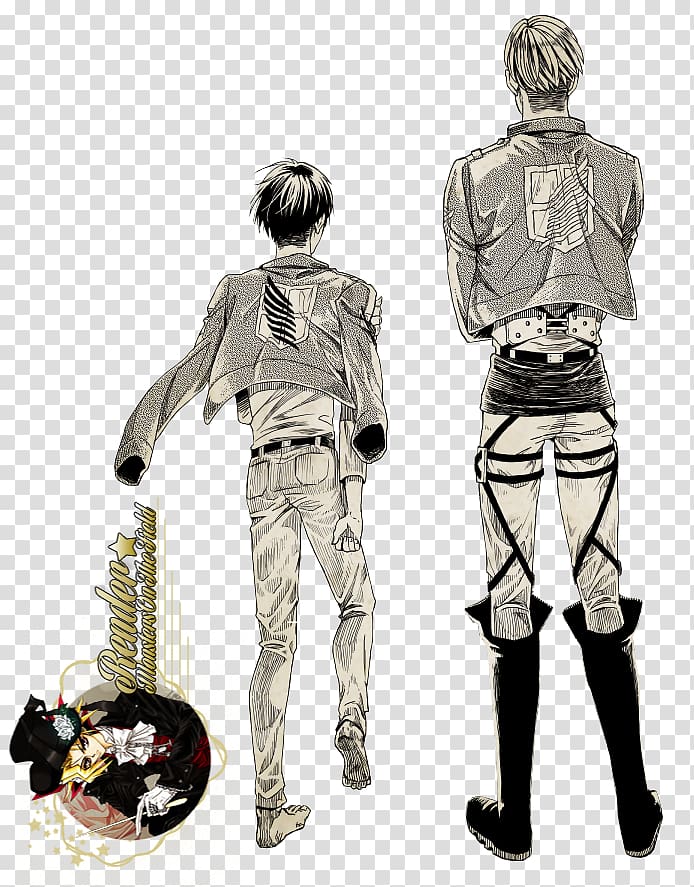 Levi Erwin Smith Attack on Titan Anime, Anime transparent background PNG clipart