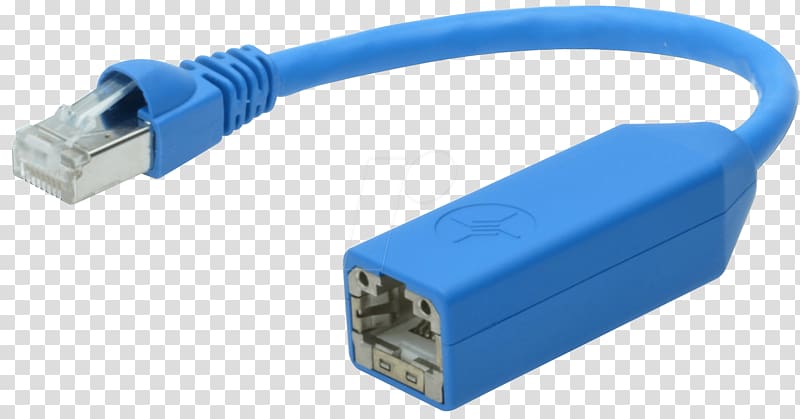 Twisted pair Registered jack Ethernet Class F cable Adapter, others transparent background PNG clipart