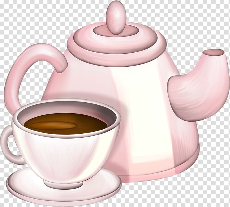 Teapot Coffee cup Saucer, cups transparent background PNG clipart