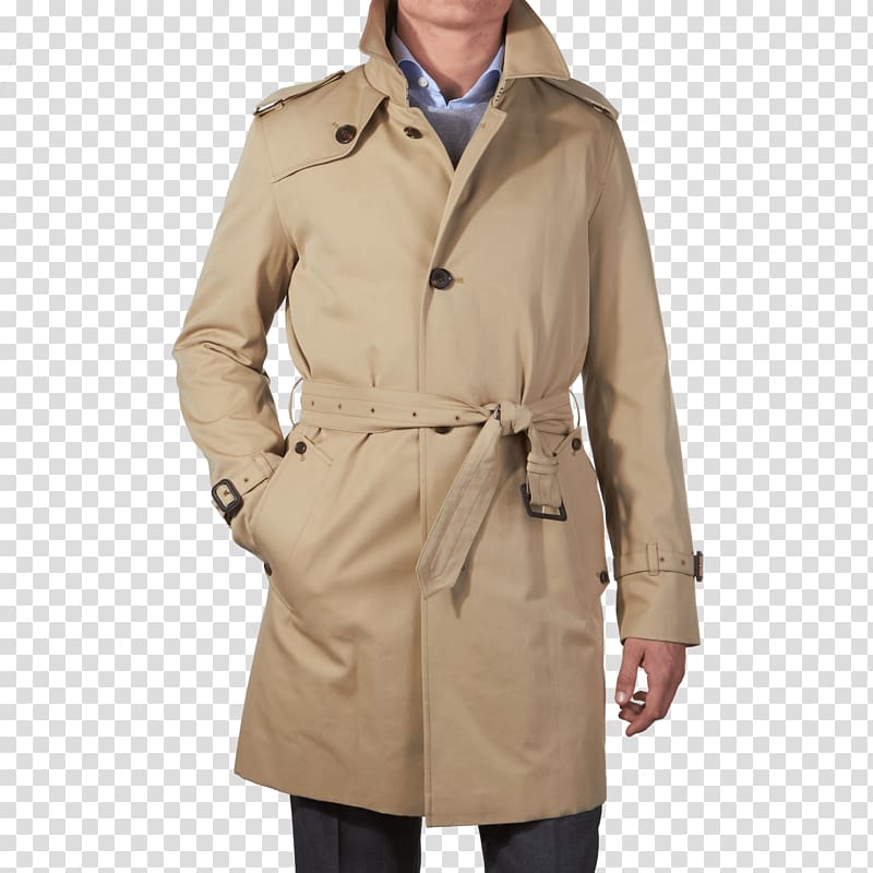 Trench coat Savile Row Raincoat Overcoat, trench coat transparent background PNG clipart