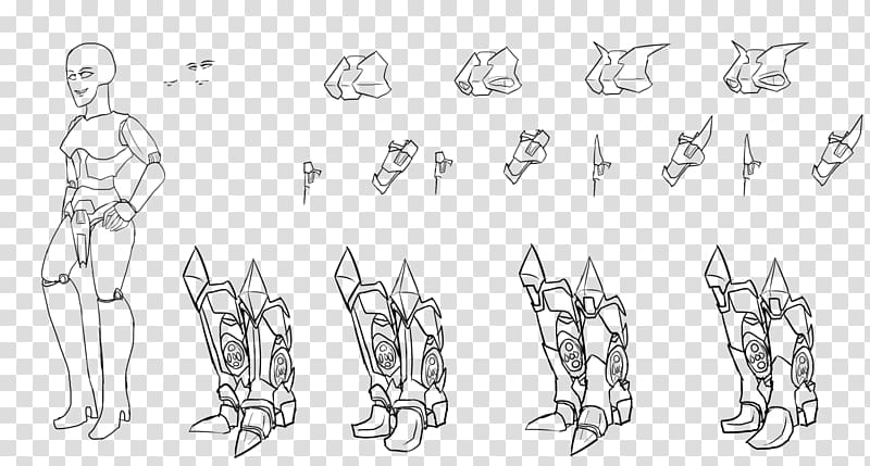 Transformers Autobot Drawing Sketch, reference material transparent background PNG clipart
