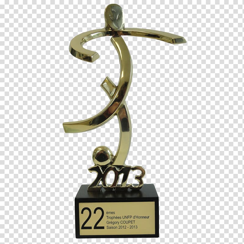 Trophy Ligue 1 Player of the Year Trophées UNFP du football 2015 Trophée de football National Union of Professional Footballers, Trophy transparent background PNG clipart