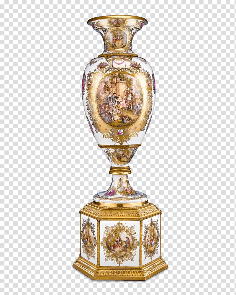 Vase Royal Porcelain Factory, Berlin Antique Manufacture nationale de Sèvres, vase transparent background PNG clipart