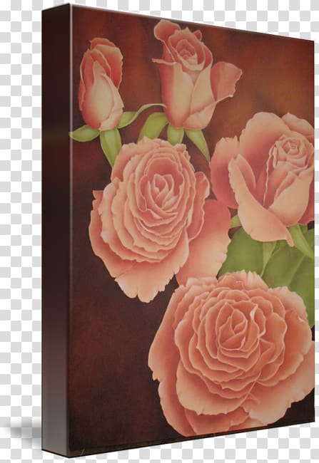 Garden roses Cabbage rose Still Life: Pink Roses The Art of Painting Cut flowers, peach rosette transparent background PNG clipart
