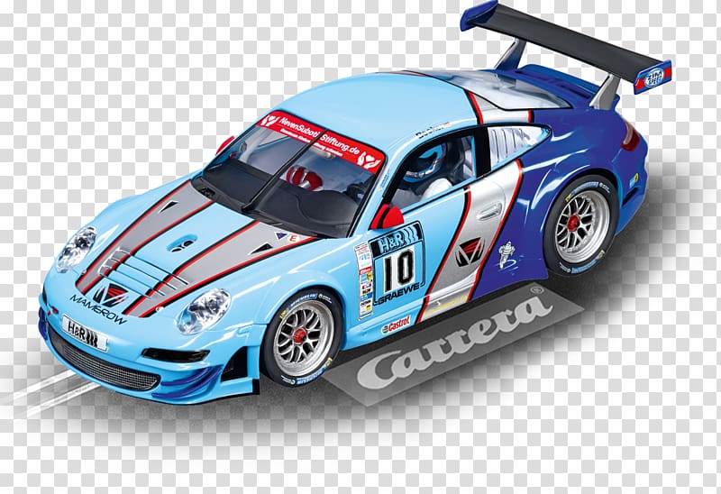 Porsche 911 GT3 RSR Carrera Slot car, Porsche 911 GT3 transparent background PNG clipart