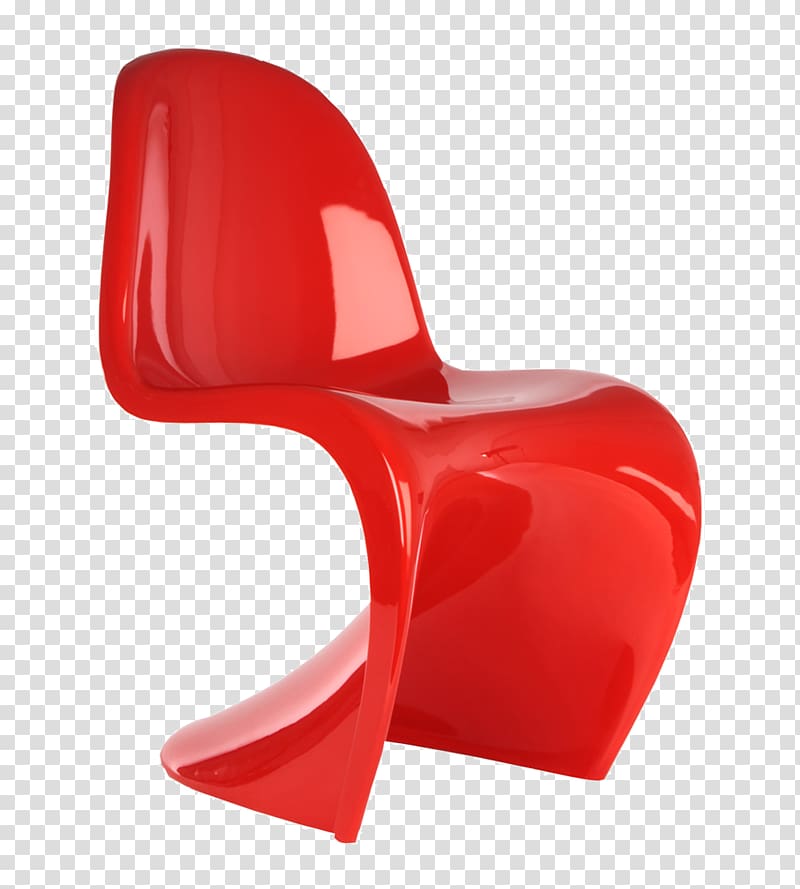 Panton Chair Furniture Vitra, chairs transparent background PNG clipart