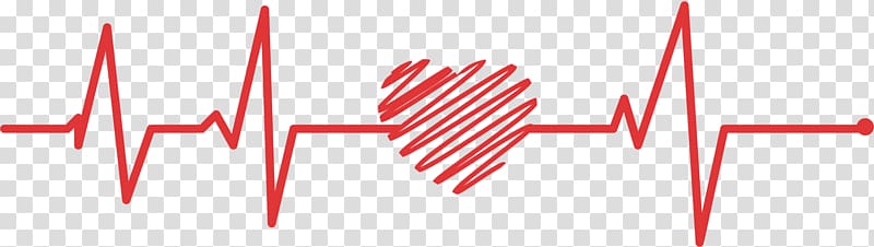 life line illustration, Electrocardiography Red Euclidean , Red love doodle line transparent background PNG clipart