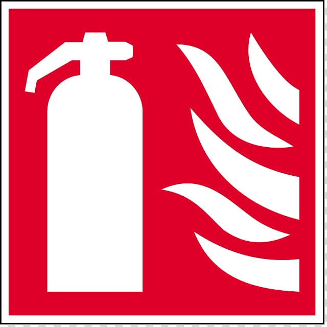 Fire extinguisher Sign Carbon dioxide Fire safety, Science Fire transparent background PNG clipart