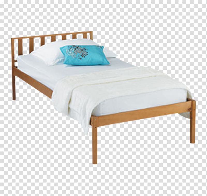 Bed frame Bedside Tables Mattress Bedroom Furniture Sets, single bed transparent background PNG clipart