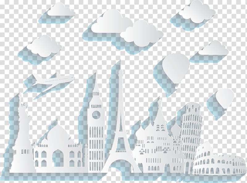 Landmark Vacation, Landmarks vacation material transparent background PNG clipart
