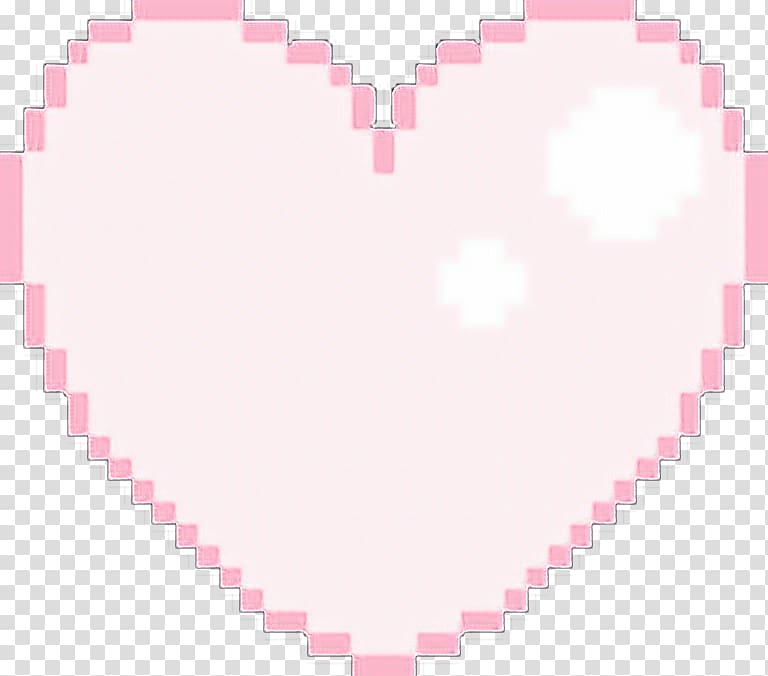 Pixel art graphics Cross-stitch , PASTEL heart transparent background PNG clipart