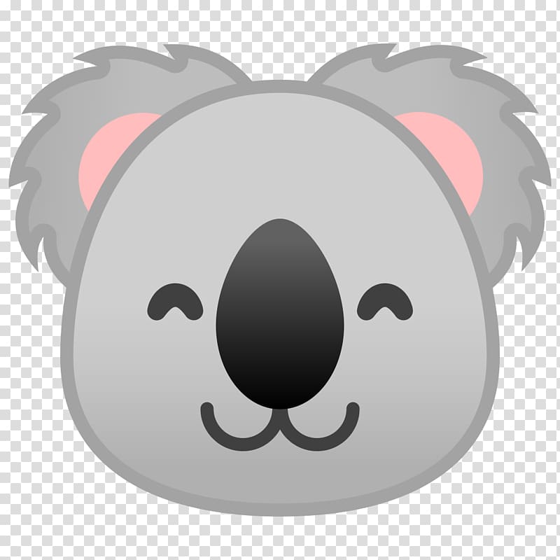 Koala Emoji Sticker Bear Android Oreo, koala transparent background PNG clipart
