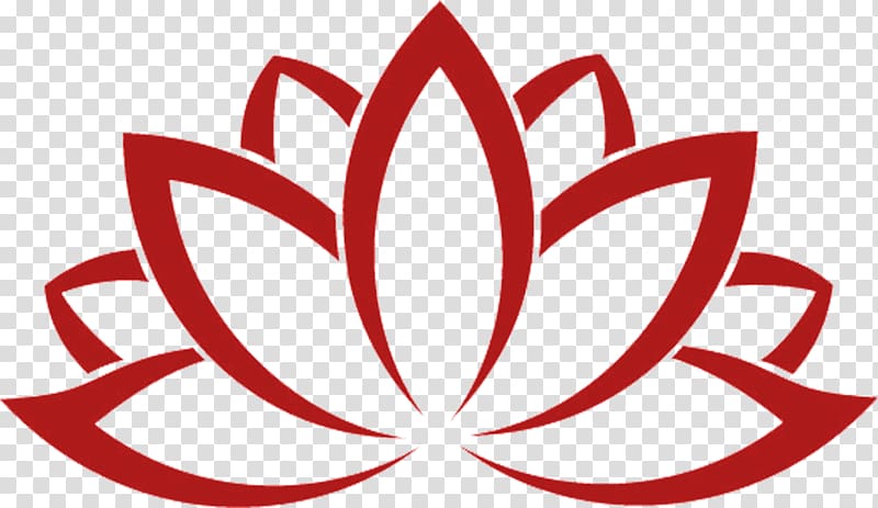 red lotus , Nelumbo nucifera Buddhist symbolism Buddhism Dharmachakra, flower logo transparent background PNG clipart