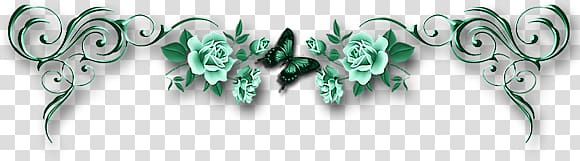 pull flowers border frame material free transparent background PNG clipart