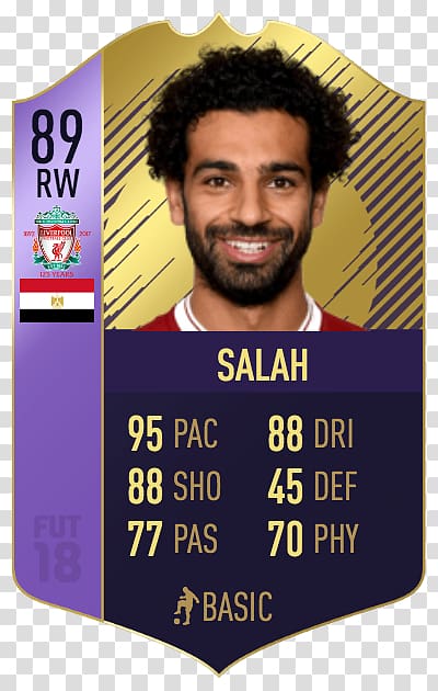 Mohamed Salah FIFA 18 2017–18 Premier League Liverpool F.C. FIFA 19, fifa golden boot transparent background PNG clipart