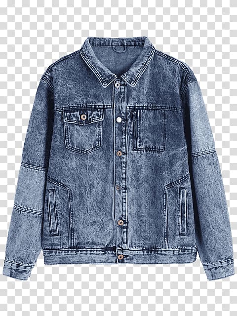 Jean jacket Denim Coat Jeans, jacket transparent background PNG clipart ...