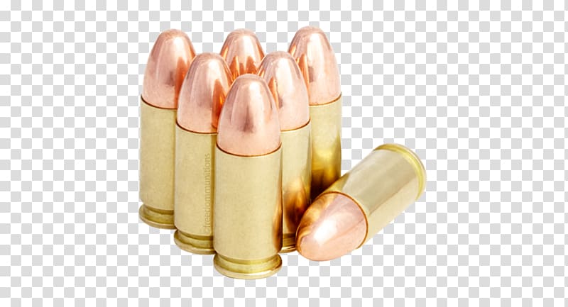 9×19mm Parabellum Grain Ammunition Cartridge Bullet, Bullets transparent background PNG clipart