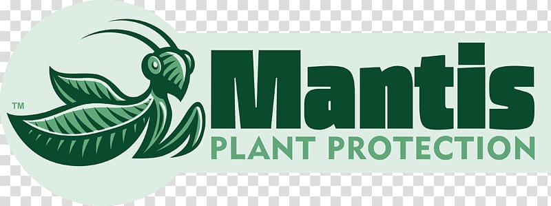 Insecticide Mantis Logo Organic farming Brand, pest control transparent background PNG clipart