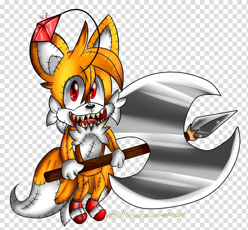 Tails Sonic the Hedgehog Drawing Fan art, tails doll creepypasta transparen...