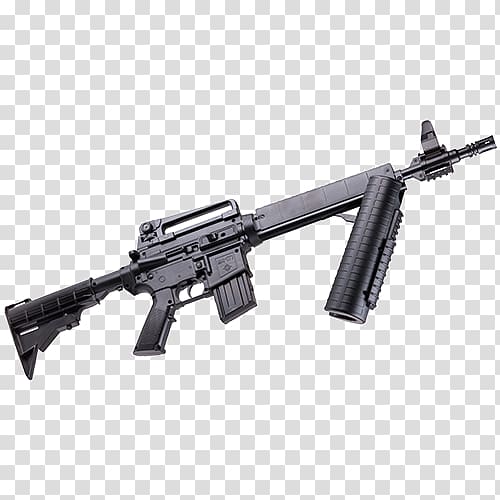 Assault rifle .177 caliber Air gun M4 carbine, assault rifle transparent background PNG clipart