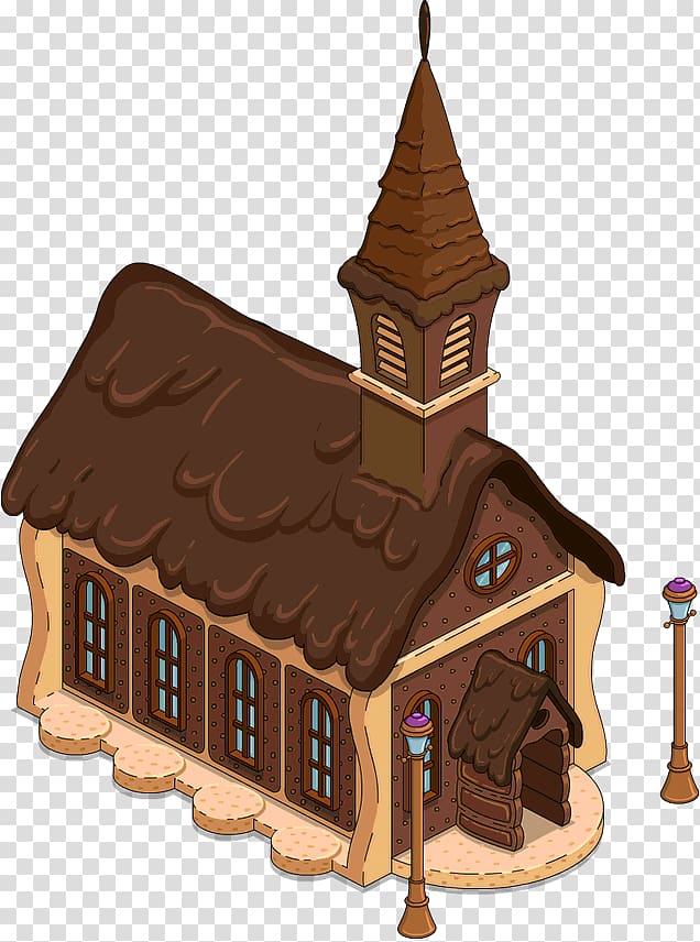 The Simpsons: Tapped Out Chocolate The Simpsons Game Üter Zörker Building, chocolate transparent background PNG clipart