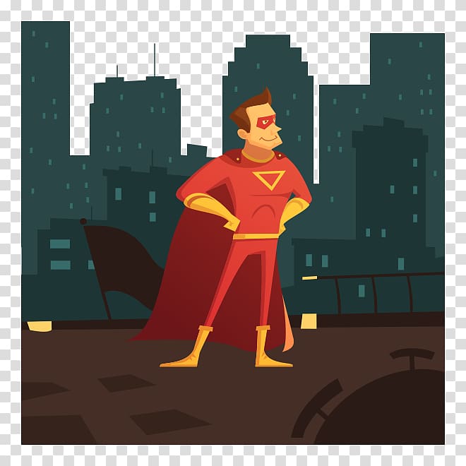 Clark Kent Illustration, Superman cartoon man design transparent background PNG clipart